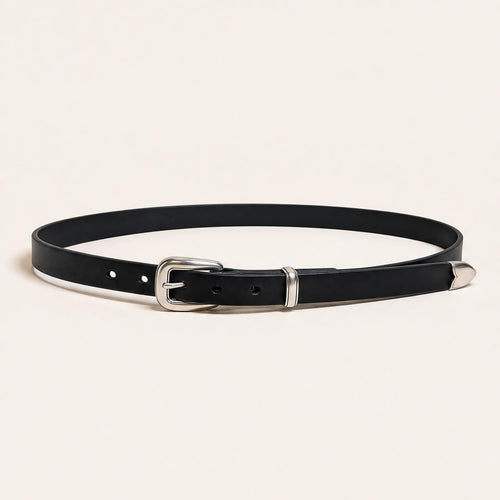 Nº1031 Black Narrow Americana Belt