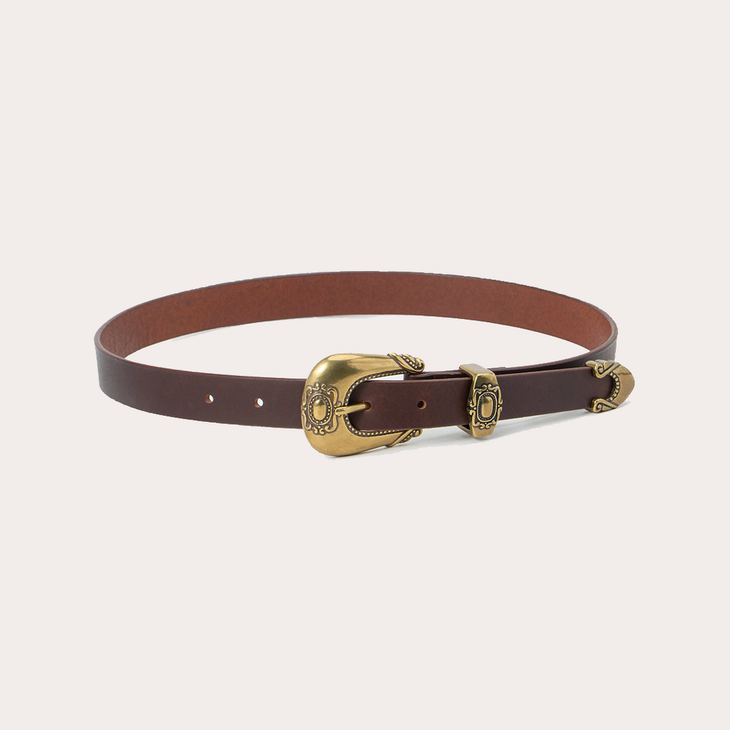 Nº2032 Brown Bridle Western Belt