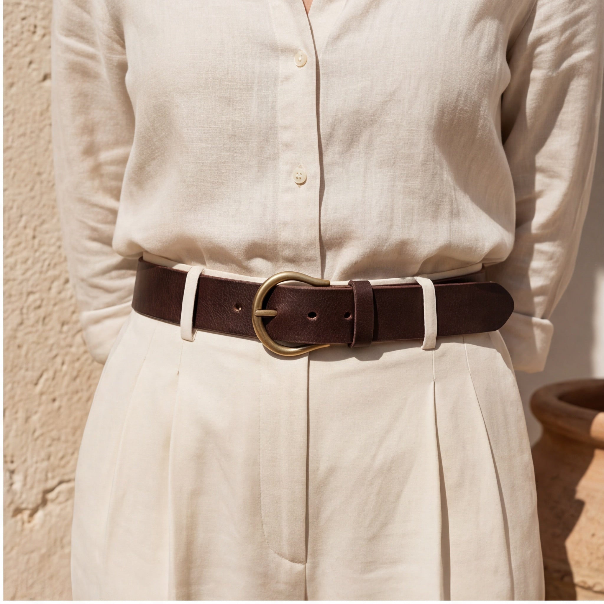 Nº2122 Chocolate Bridle Belt