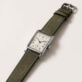 Watch Strap in Green Calfskin