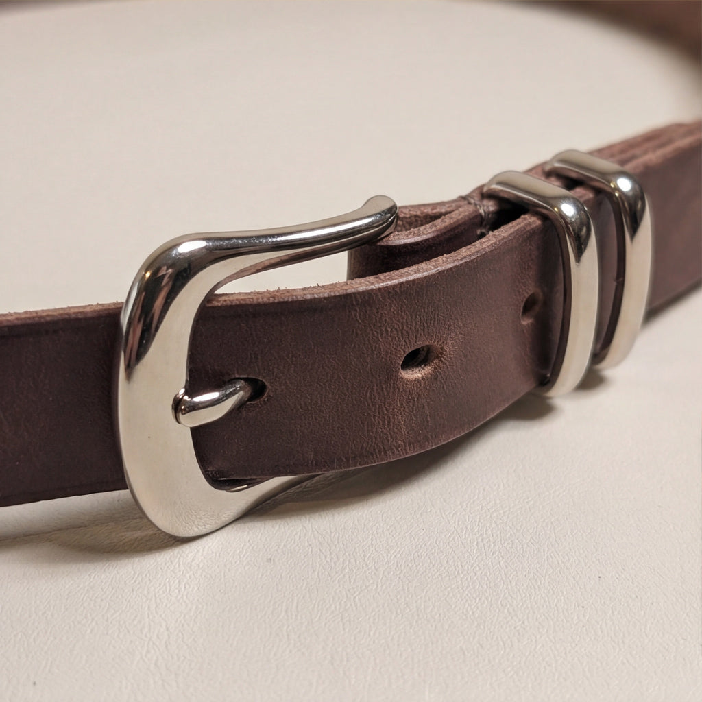 Nº21112 Premium Bridle Belt in Havana
